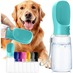 image:imageMr Pen Portable Dog Water Bottle 19 oz Large  Leak Proof Puppy Water Dispenser with Drinking Feeder for Pets Outdoor Walking Hiking Travel Not Dishwasher SafeAqua