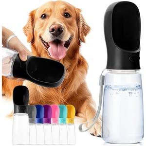 image:imageMr Pen Portable Dog Water Bottle 19 oz Large  Leak Proof Puppy Water Dispenser with Drinking Feeder for Pets Outdoor Walking Hiking Travel Not Dishwasher SafeBlack