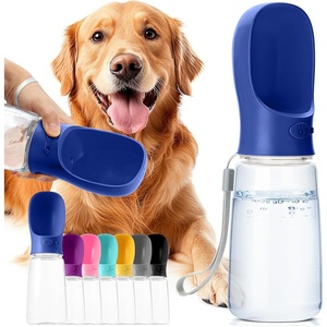 image:imageMr Pen Portable Dog Water Bottle 19 oz Large  Leak Proof Puppy Water Dispenser with Drinking Feeder for Pets Outdoor Walking Hiking Travel Not Dishwasher SafeNavy Blue