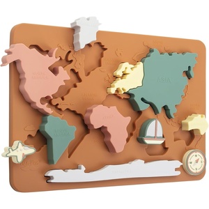 image:imageMr Pen Silicone World Map Puzzle 115 x 82 Puzzle for Kids