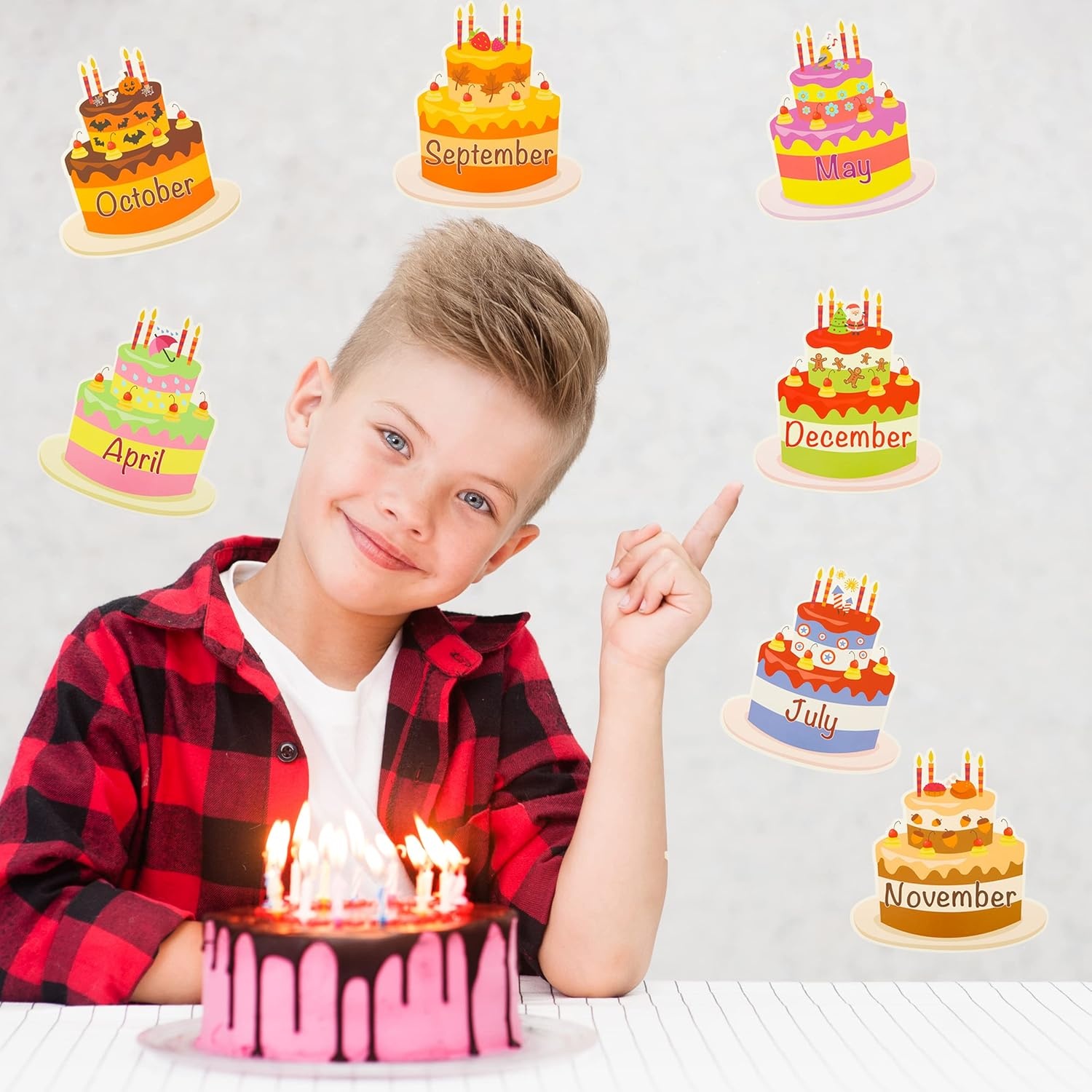 image:imageMr Pen Happy Birthday Bulletin Board Set 20 Pcs  Decorations for Classroom and Birthday BoardMulti Color