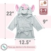 image:imageMr Pen Baby Animal Face Robe Unisex 09 Month Plush Baby Robe