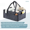 image:imageMr Pen Baby Diaper Caddy Organizer Beige Medium  Nursery Storage Bin and Car Organizer for Diapers and Baby WipesCharcoal Gray
