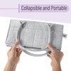 image:imageMr Pen Baby Diaper Caddy Organizer Beige Medium  Nursery Storage Bin and Car Organizer for Diapers and Baby WipesGray