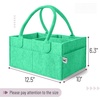 image:imageMr Pen Baby Diaper Caddy Organizer Beige Medium  Nursery Storage Bin and Car Organizer for Diapers and Baby WipesGreen