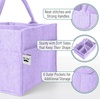image:imageMr Pen Baby Diaper Caddy Organizer Beige Medium  Nursery Storage Bin and Car Organizer for Diapers and Baby WipesLavender Dream