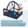 image:imageMr Pen Baby Diaper Caddy Organizer Beige Medium  Nursery Storage Bin and Car Organizer for Diapers and Baby WipesNavy Blue