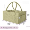 image:imageMr Pen Baby Diaper Caddy Organizer Beige Medium  Nursery Storage Bin and Car Organizer for Diapers and Baby WipesOlive Calm
