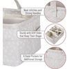 image:imageMr Pen Baby Diaper Caddy Organizer Beige Medium  Nursery Storage Bin and Car Organizer for Diapers and Baby WipesPatterned Gray