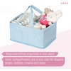 image:imageMr Pen Baby Diaper Caddy Organizer Blue  Baby Caddy Organizer with Handle Compact Size Collapsible amp PortableBlue
