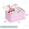 image:imageMr Pen Baby Diaper Caddy Organizer Blue  Baby Caddy Organizer with Handle Compact Size Collapsible amp PortablePink