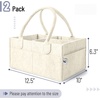 image:imageMr Pen Baby Diaper Caddy Organizer Gray Blue Inside  Nursery Storage Bin and Car Organizer for Diapers and Baby WipesBeige