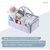 image:imageMr Pen Baby Diaper Caddy Organizer Gray Blue Inside  Nursery Storage Bin and Car Organizer for Diapers and Baby WipesBlue Inside