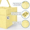 image:imageMr Pen Baby Diaper Caddy Organizer Gray Blue Inside  Nursery Storage Bin and Car Organizer for Diapers and Baby WipesLemon Glow