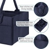 image:imageMr Pen Baby Diaper Caddy Organizer Gray Blue Inside  Nursery Storage Bin and Car Organizer for Diapers and Baby WipesNavy Blue