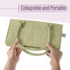 image:imageMr Pen Baby Diaper Caddy Organizer Gray Blue Inside  Nursery Storage Bin and Car Organizer for Diapers and Baby WipesOlive Calm