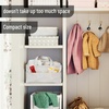 image:imageMr Pen Baby Diaper Caddy Organizer Gray Blue Inside  Nursery Storage Bin and Car Organizer for Diapers and Baby WipesPatterned Gray