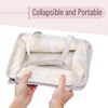 image:imageMr Pen Baby Diaper Caddy Organizer Gray Blue Inside  Nursery Storage Bin and Car Organizer for Diapers and Baby WipesPatterned Gray