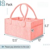image:imageMr Pen Baby Diaper Caddy Organizer Gray Blue Inside  Nursery Storage Bin and Car Organizer for Diapers and Baby WipesPink