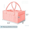 image:imageMr Pen Baby Diaper Caddy Organizer Gray Blue Inside  Nursery Storage Bin and Car Organizer for Diapers and Baby WipesPink