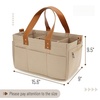 image:imageMr Pen Baby Diaper Caddy Organizer Leather Strap Baby Organizer  Car Diaper Caddy Baby Caddy Organizer Portable Diaper Caddy Diaper Organizer for Changing Table