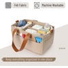 image:imageMr Pen Baby Diaper Caddy Organizer Leather Strap Baby Organizer  Car Diaper Caddy Baby Caddy Organizer Portable Diaper Caddy Diaper Organizer for Changing Table