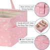 image:imageMr Pen Baby Diaper Caddy Organizer Pink with Star Pattern  Portable Car Caddy for Changing Table and NurseryPink with Star Pattern