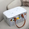 image:imageMr Pen Baby Diaper Caddy Organizer with Lid Baby Organizer  Diaper Caddy with Lid