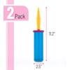 image:imageMr Pen Balloon Pump Handheld 2 Pack  2Way Dual Action Ballon Pump Inflater Portable Baloon Pumping Air Pump for Balloons Balloon Inflator Balloon Blower Pump