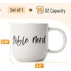 image:imageMr Pen Christian Coffee Mugs for Women amp Men 15 oz  White with Bible Theme Design Christian Mugs for Women Coffee Cup Ceramic Microwave SafeDesign 2