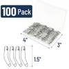 image:imageMr Pen Curved Safety Pins 09 Inch 200 Pack  Stainless Steel Pins for Basting Lightweight Fabrics Quilting Sewing Small Repairs Craft ProjectsSilver
