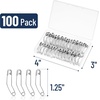 image:imageMr Pen Curved Safety Pins 09 Inch 200 Pack  Stainless Steel Pins for Basting Lightweight Fabrics Quilting Sewing Small Repairs Craft ProjectsSilver