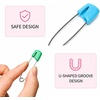 image:imageMr Pen Diaper Pins 22 100 pcs Stainless Steel Plastic Head  Nappy Pins with Safe Locking Closures for Crafts Colorful Laundry Pins