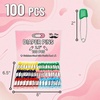image:imageMr Pen Diaper Pins 22 100 pcs Stainless Steel Plastic Head  Nappy Pins with Safe Locking Closures for Crafts Colorful Laundry Pins