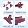 image:imageMr Pen Magnetic Bag Clips 4 Pack 5 Wide  Heavy Duty Chip Clips for Food Storage Durable Plastic with Strong Magnet NonSlip Grip for Fridge Snacks Kitchen OfficeTeal and Coral