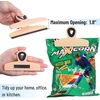 image:imageMr Pen Magnetic Bag Clips 4 Pack 5 Wide  Heavy Duty Chip Clips for Food Storage Durable Plastic with Strong Magnet NonSlip Grip for Fridge Snacks Kitchen OfficeBlue  Yellow Shades