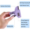 image:imageMr Pen Magnetic Bag Clips 4 Pack 5 Wide  Heavy Duty Chip Clips for Food Storage Durable Plastic with Strong Magnet NonSlip Grip for Fridge Snacks Kitchen OfficeSpring