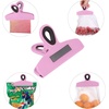 image:imageMr Pen Magnetic Bag Clips 4 Pack 5 Wide  Heavy Duty Chip Clips for Food Storage Durable Plastic with Strong Magnet NonSlip Grip for Fridge Snacks Kitchen OfficePink Shades