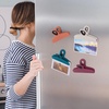 image:imageMr Pen Magnetic Bag Clips 4 Pack 5 Wide  Heavy Duty Chip Clips for Food Storage Durable Plastic with Strong Magnet NonSlip Grip for Fridge Snacks Kitchen OfficeTeal and Coral
