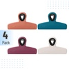 image:imageMr Pen Magnetic Bag Clips 4 Pack 5 Wide  Heavy Duty Chip Clips for Food Storage Durable Plastic with Strong Magnet NonSlip Grip for Fridge Snacks Kitchen OfficeTeal and Coral