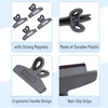 image:imageMr Pen Magnetic Bag Clips 4 Pack 5 Wide  Heavy Duty Chip Clips for Food Storage Durable Plastic with Strong Magnet NonSlip Grip for Fridge Snacks Kitchen OfficeYellow and Gray