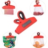 image:imageMr Pen Magnetic Bag Clips 4 Pack 5 Wide  Heavy Duty Chip Clips for Food Storage Durable Plastic with Strong Magnet NonSlip Grip for Fridge Snacks Kitchen OfficeRed