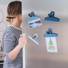 image:imageMr Pen Magnetic Bag Clips 4 Pack 5 Wide  Heavy Duty Chip Clips for Food Storage Durable Plastic with Strong Magnet NonSlip Grip for Fridge Snacks Kitchen OfficeBlue Shades