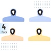 image:imageMr Pen Magnetic Bag Clips 4 Pack 5 Wide  Heavy Duty Chip Clips for Food Storage Durable Plastic with Strong Magnet NonSlip Grip for Fridge Snacks Kitchen OfficeBlue  Yellow Shades