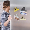 image:imageMr Pen Magnetic Bag Clips 4 Pack 5 Wide  Heavy Duty Chip Clips for Food Storage Durable Plastic with Strong Magnet NonSlip Grip for Fridge Snacks Kitchen OfficeYellow and Gray