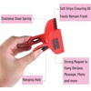 image:imageMr Pen Magnetic Bag Clips 4 Pack 5 Wide  Heavy Duty Chip Clips for Food Storage Durable Plastic with Strong Magnet NonSlip Grip for Fridge Snacks Kitchen OfficeRed