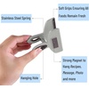 image:imageMr Pen Magnetic Bag Clips 4 Pack 5 Wide  Heavy Duty Chip Clips for Food Storage Durable Plastic with Strong Magnet NonSlip Grip for Fridge Snacks Kitchen OfficeGrey Shades
