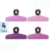image:imageMr Pen Magnetic Bag Clips 4 Pack 5 Wide  Heavy Duty Chip Clips for Food Storage Durable Plastic with Strong Magnet NonSlip Grip for Fridge Snacks Kitchen OfficePink Shades