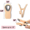 image:imageMr Pen Magnetic Chip Clips 6 Pack Airtight Seal  Reusable Bag Closers for Food Storage Snacks Bread amp Kitchen Organization Strong Plastic Clips for Refrigerator UseMuted Morandi