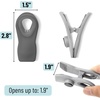 image:imageMr Pen Magnetic Chip Clips 6 Pack Airtight Seal  Reusable Bag Closers for Food Storage Snacks Bread amp Kitchen Organization Strong Plastic Clips for Refrigerator UseGray Shades